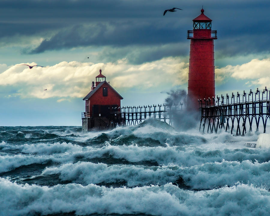 Gale winds on Lake Michigan November 2022 Photograph by Ryan Gallavin ...