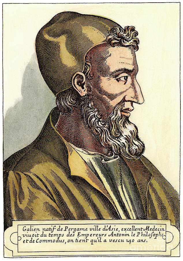 Galen - Greek Physician Photograph by Granger