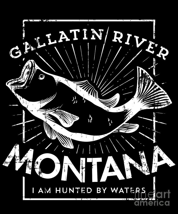 Gallatin River Fly Fishing Montana Fly Fishing by Noirty Designs