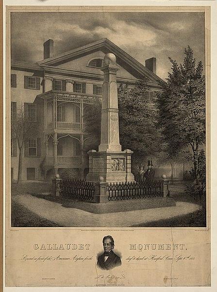 Gallaudet Monument Photograph by Paul Fearn