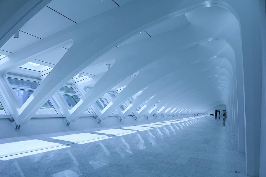 Galleria at the Milwaukee Art Museum Photograph by Deb Beausoleil