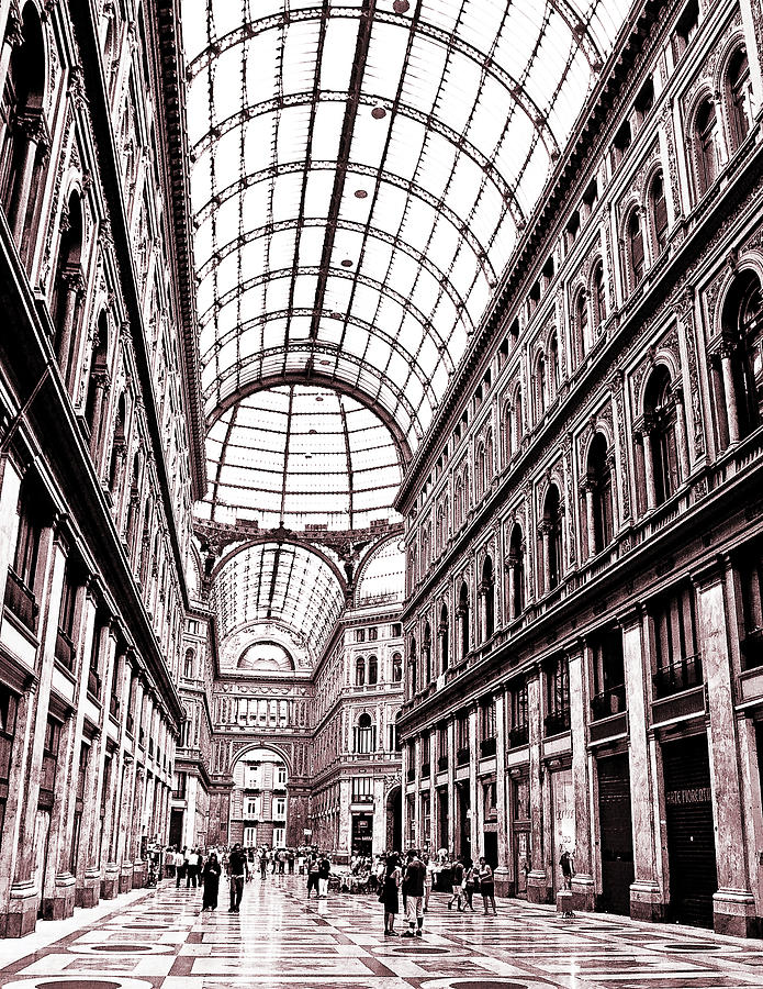 Galleria Umberto in Naples, Italy Photograph by David Morehead