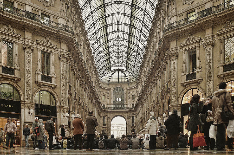 Galleria Vittorio Emanuele II in Milan, Italy Photograph by Photo by Victor Ovies Arenas
