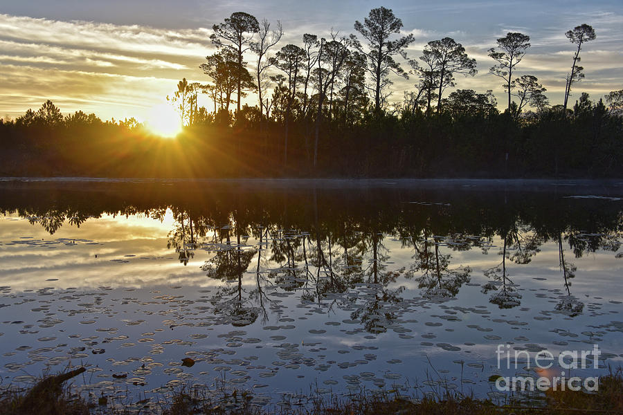 Galliard Lake Sunrise Photograph