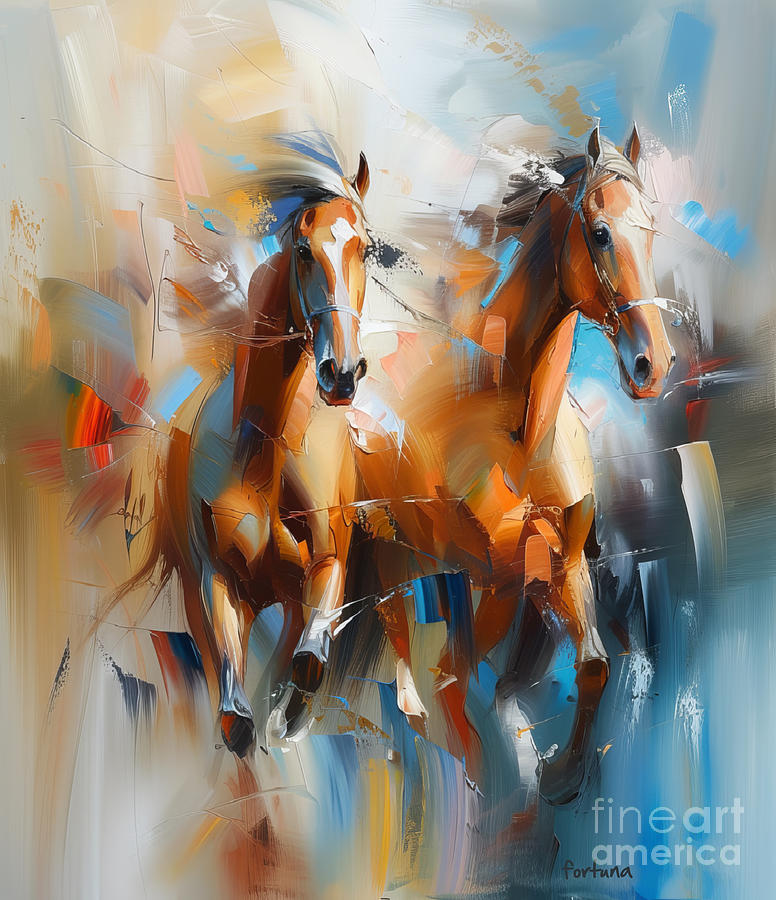 Gallop Digital Art by Dragica Micki Fortuna - Fine Art America