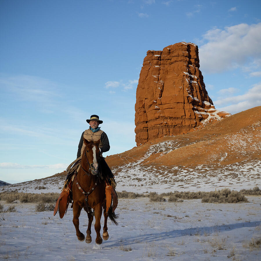 Galloping Away from Chimney Rock Photograph by Cheryl Strahl Galloping Away from Chimney Rock Photograph by Cheryl Strahl