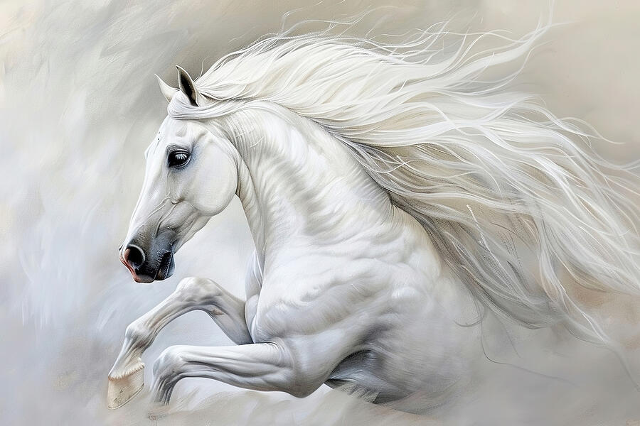 Galloping Stallion 3 Digital Art by Athena Mckinzie