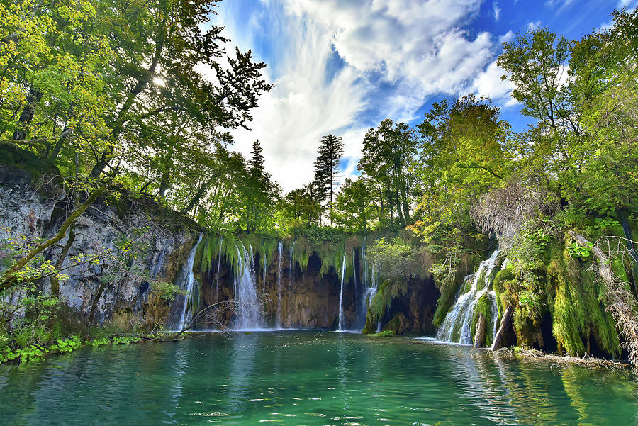 Galovacki Buk Waterfall in Plitvice Lakes National Park Photograph by ...