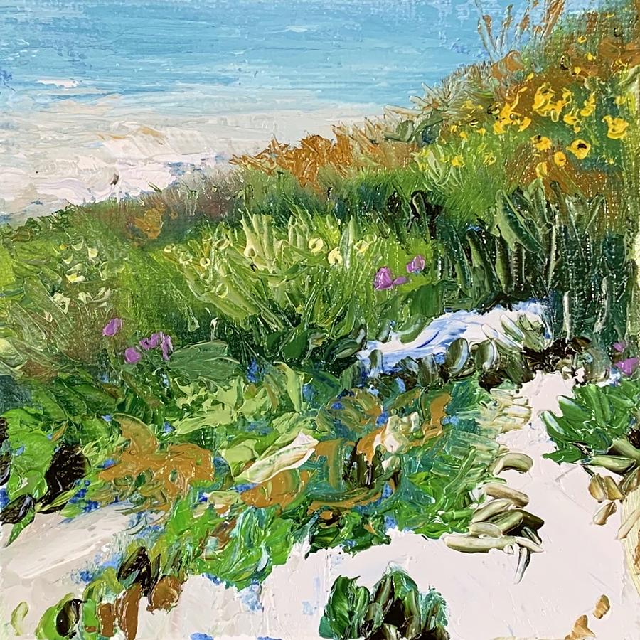 Galveston Dunes 2 Painting by Melissa Torres