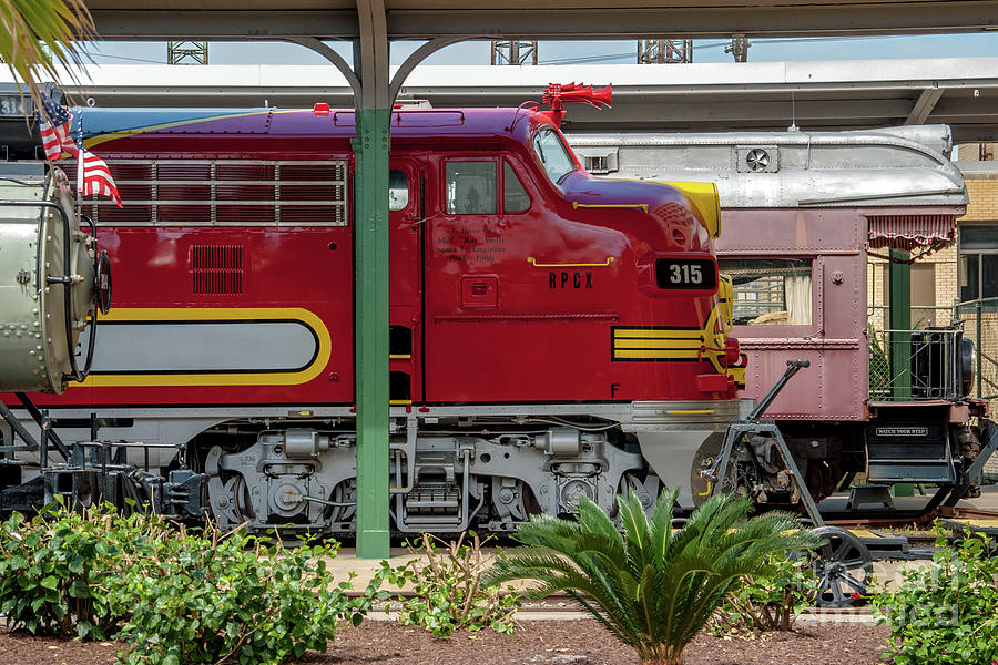 Galveston Train Museum Photograph