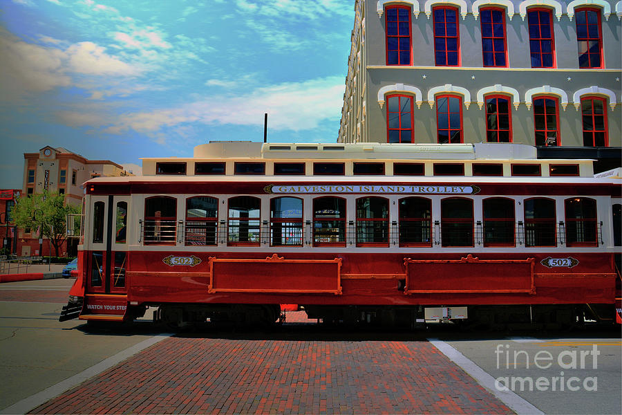 Galveston Trolley Photograph by Savannah Gibbs
