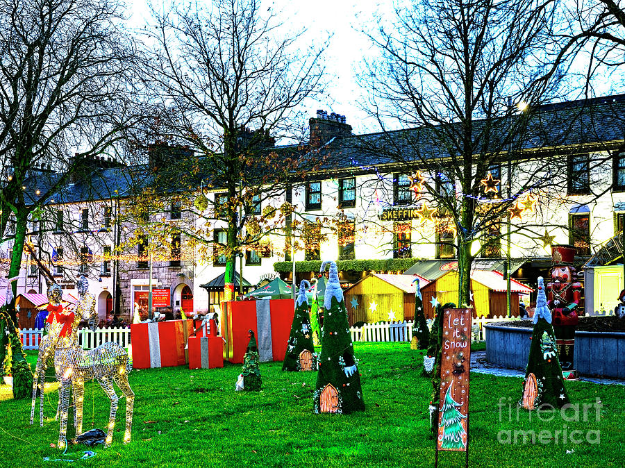 Galway Christmas Market Scene by John Rizzuto Galway Christmas Market Scene by John Rizzuto