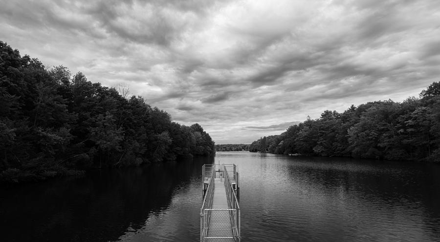 Galway Lake Dam Area Photograph by Daniel Foley - Fine Art America