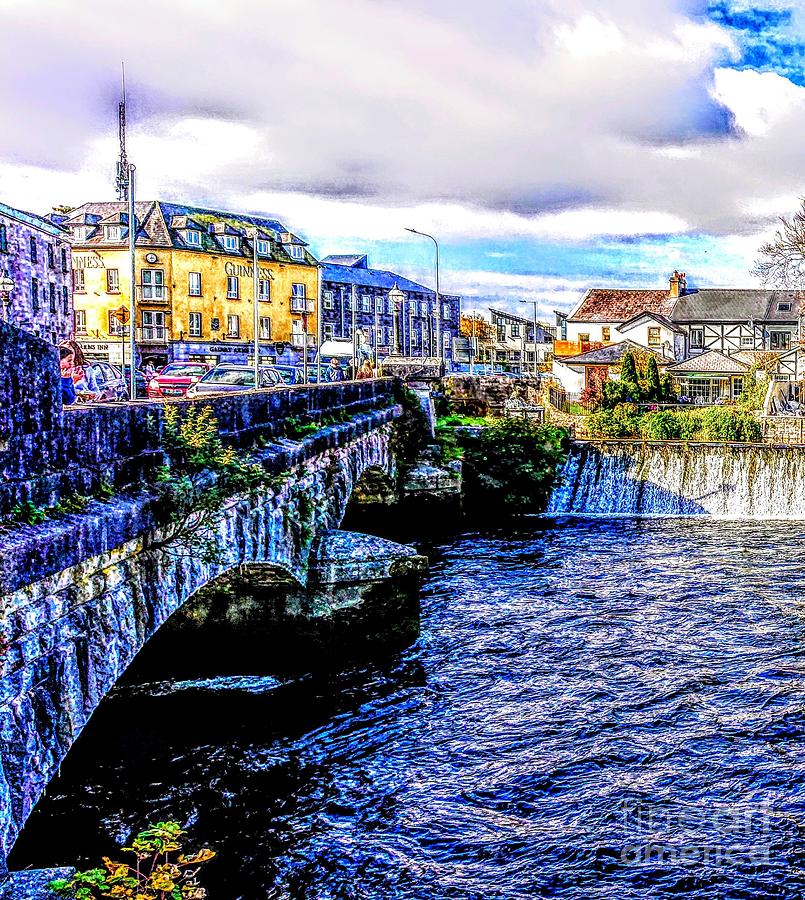 Galway o briens Bridge  Painting by Mary Cahalan Lee - aka PIXI