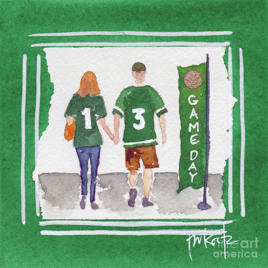 Game Day Painting by Pat Katz