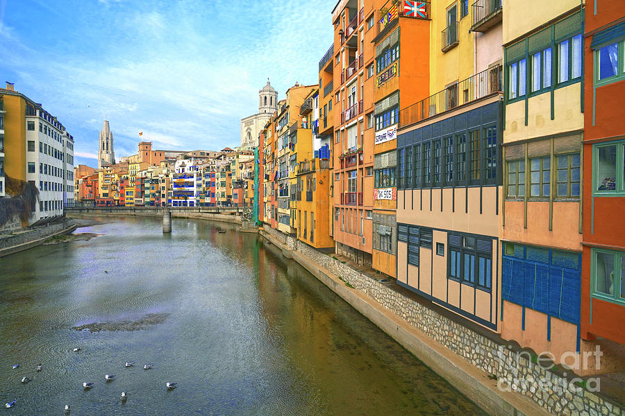 Romanesque Photograph - Game of Thrones - Girona - Barri Vell - Old Town - Catalonia - Spain by Lux Argus