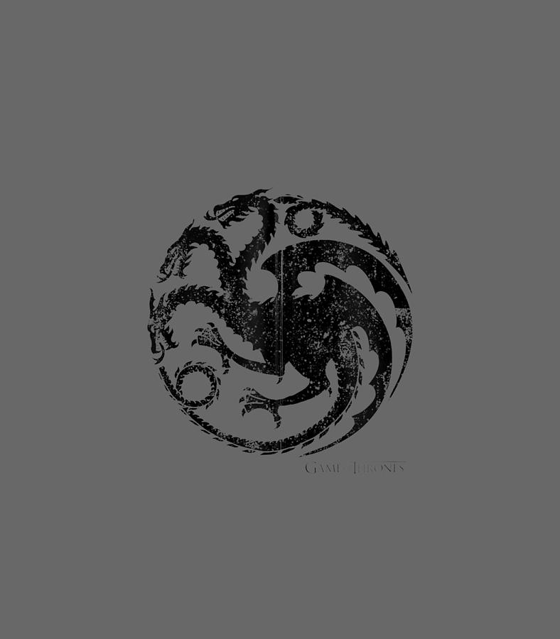 Game Of Thrones Targaryen Dragon Sigil Digital Art by Toros Nyla - Pixels