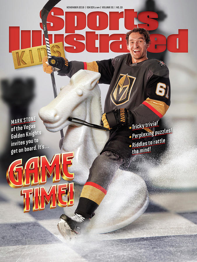 Game Time - Vegas Knights Mark Stone Issue Cover Photograph by Sports Illustrated