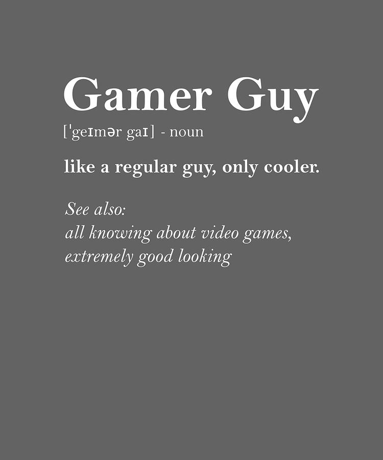 gamer-guy-definition-funny-boy-video-games-gift-painting-by-damien