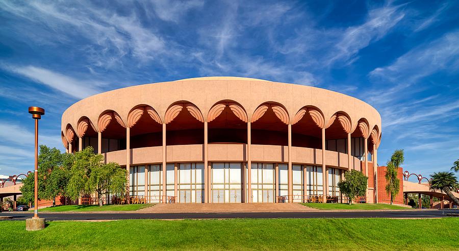 Architecture Photograph - Gammage Auditorium -  Arizona State University by Mountain Dreams