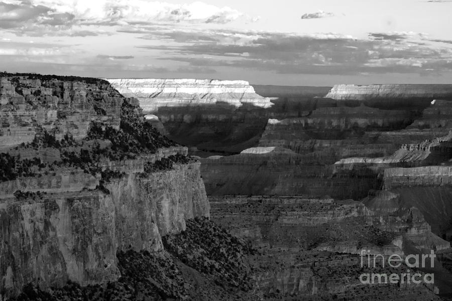 Gand Canyon at Sunset on the South Rim Photograph by L Bosco