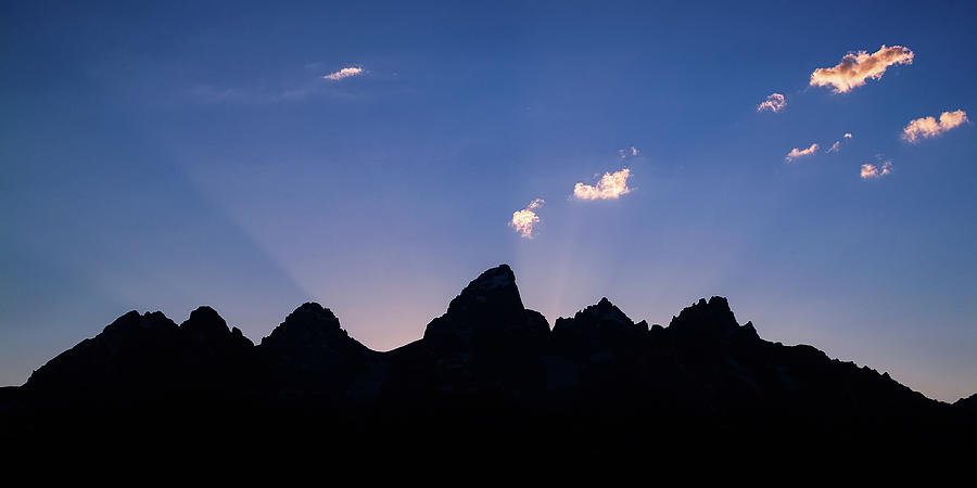 Gand Teton Skyline Photograph by Larey McDaniel