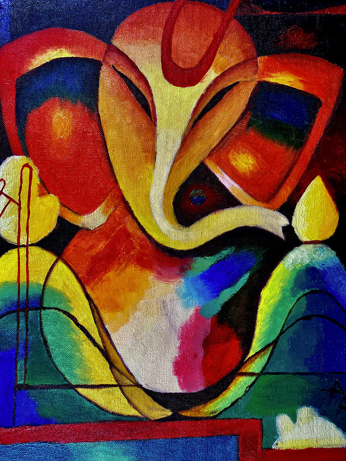 Rizmonk 'Colorful Lord Ganesha' Multicolored | Religious-God-Abstract-Living  Room-Drawing Room-Hall-Kitchen-Bedroom-Indian-Oil Painting-Unframed-Modern  Art | Canvas Paintings | Size - 10X12 Inches : Amazon.in: Home & Kitchen