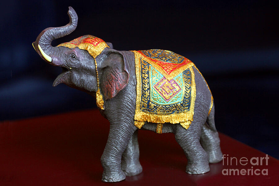 Elephant Photograph - Ganesha deity in the Hindu pantheon by Wernher Krutein