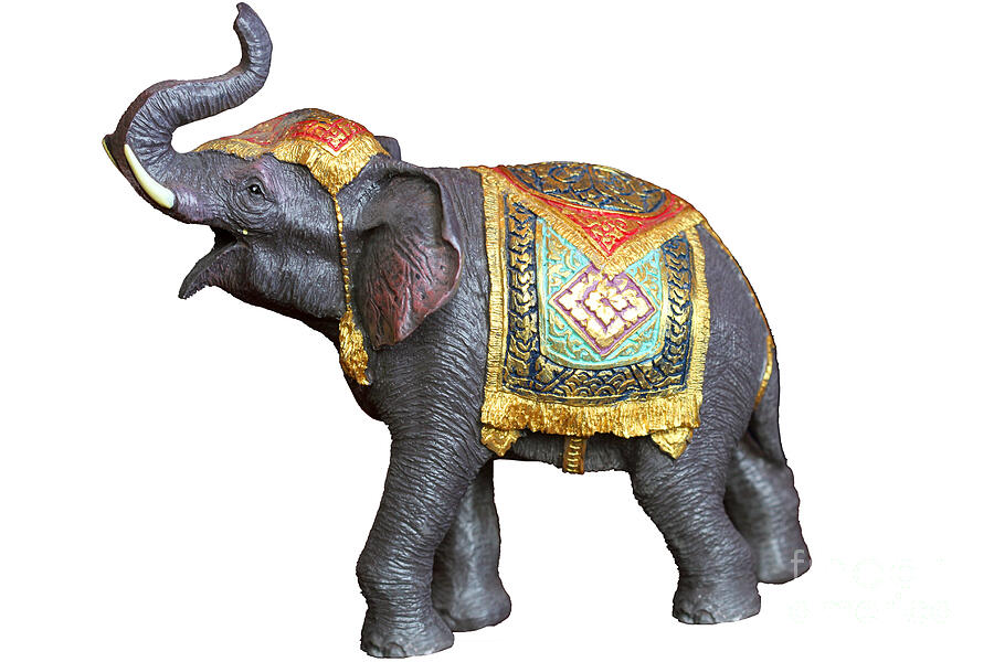 Elephant Photograph - Ganesha,  Deva of Intellect by Wernher Krutein