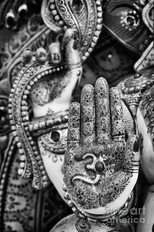 Abstract Photograph - Ganesha OM Monochrome by Tim Gainey