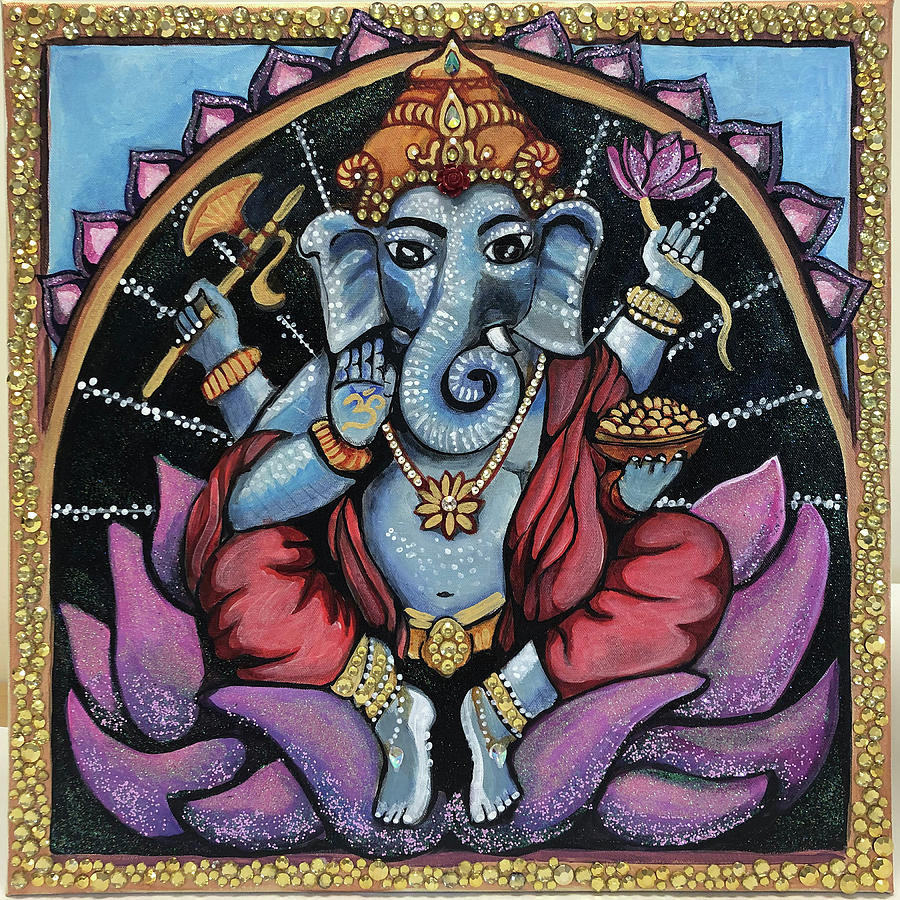Ganesha Painting by Patricia Arroyo
