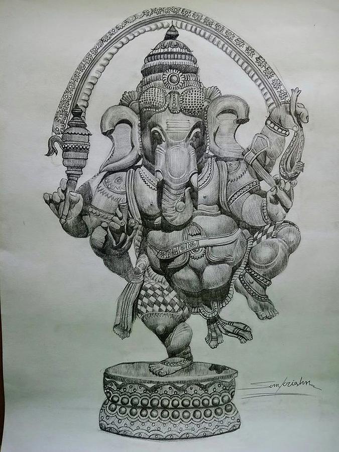 Shree Ganesh | Easy drawings, Ganesha art, Pencil drawings-saigonsouth.com.vn