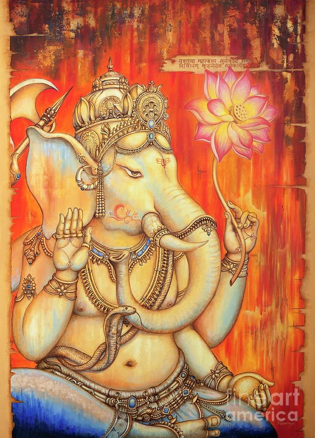 Ganesha Painting by Yuliya Glavnaya