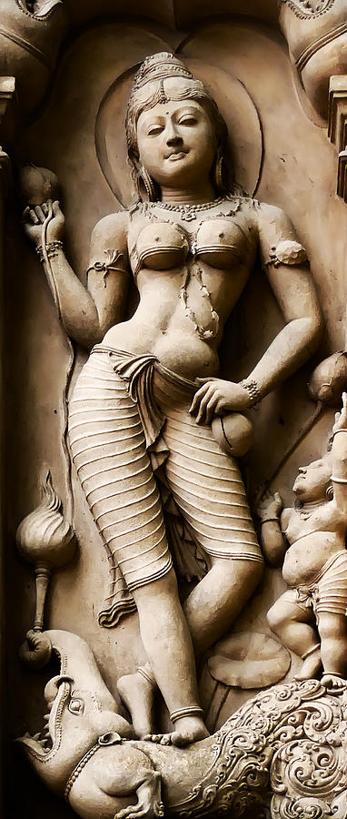 Ganga Devi Statue Closer Photograph by Weston Westmoreland