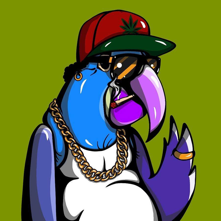 Gangster Parrot Digital Art by Marius Nicolau | Fine Art America