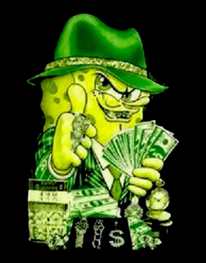 Gangster Spongebob Photograph by Kane Terry - Pixels