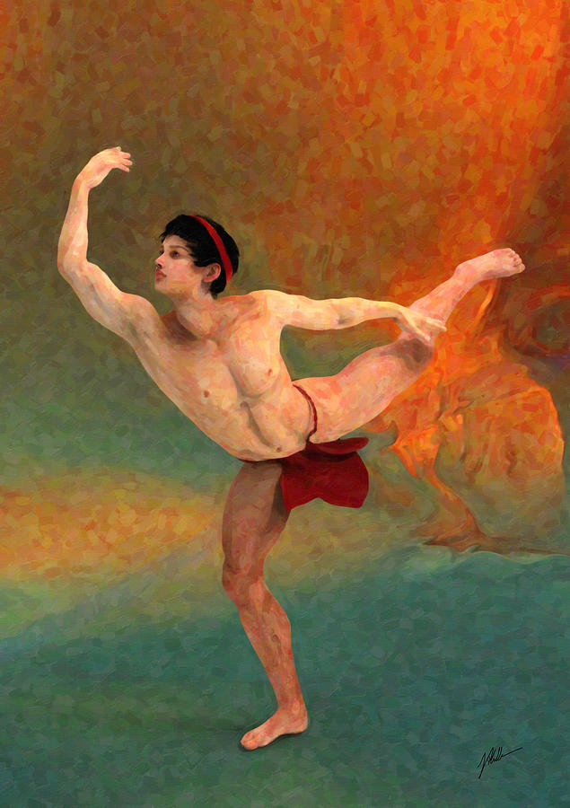 Ganymede Dancing For Zeus Digital Art