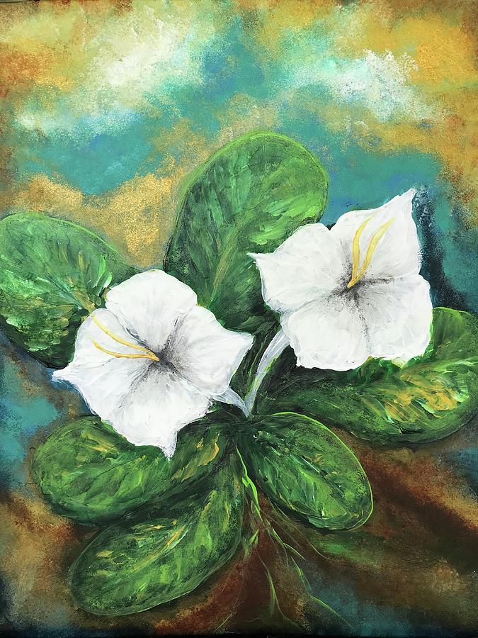 Gaosali Flower Guam Painting by Michelle Pier
