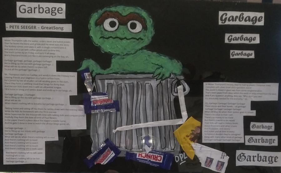 Garbage Painting by David Fine Art America