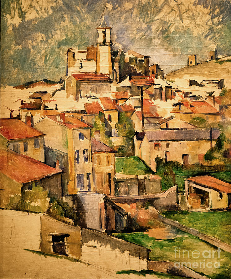 Gardanne by Paul Cezanne 1886 Painting by Paul Cezanne