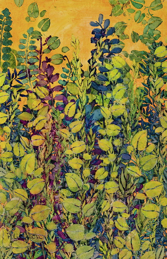 Garden #5 Painting by Rebecca Wilson