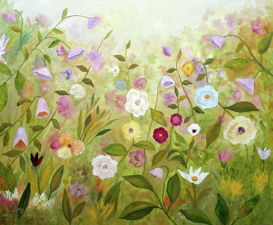 Sweet Renewal Painting by Angeles M Pomata Sweet Renewal Painting by Angeles M Pomata