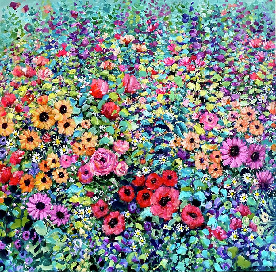 Garden Beckons Painting by Meenakshi Sinha