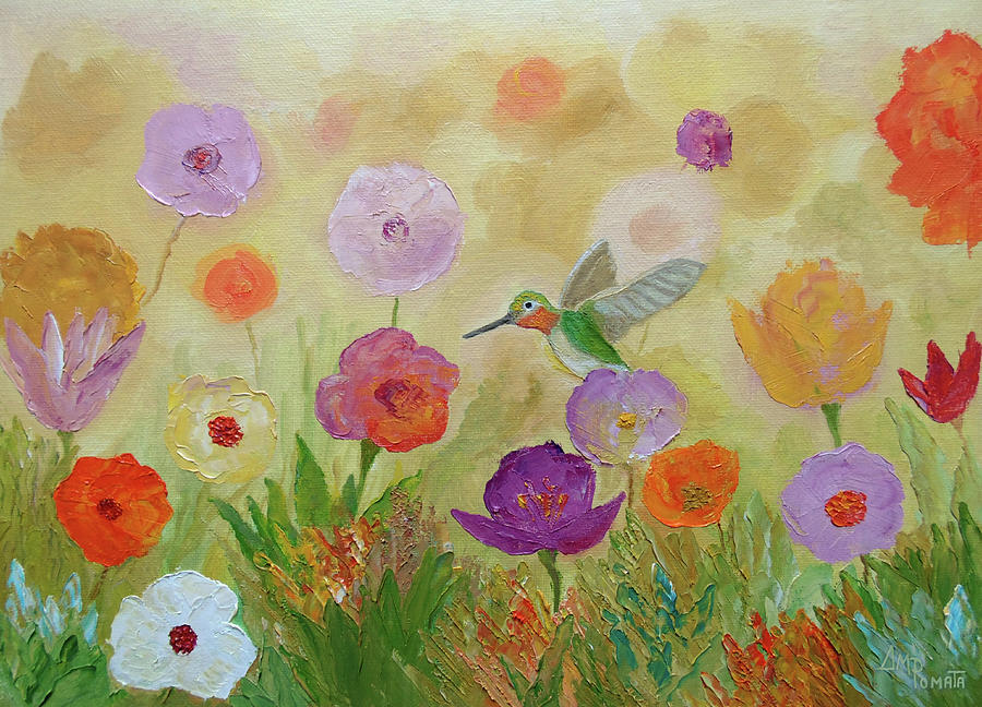 Summer Sweetness Painting by Angeles M Pomata