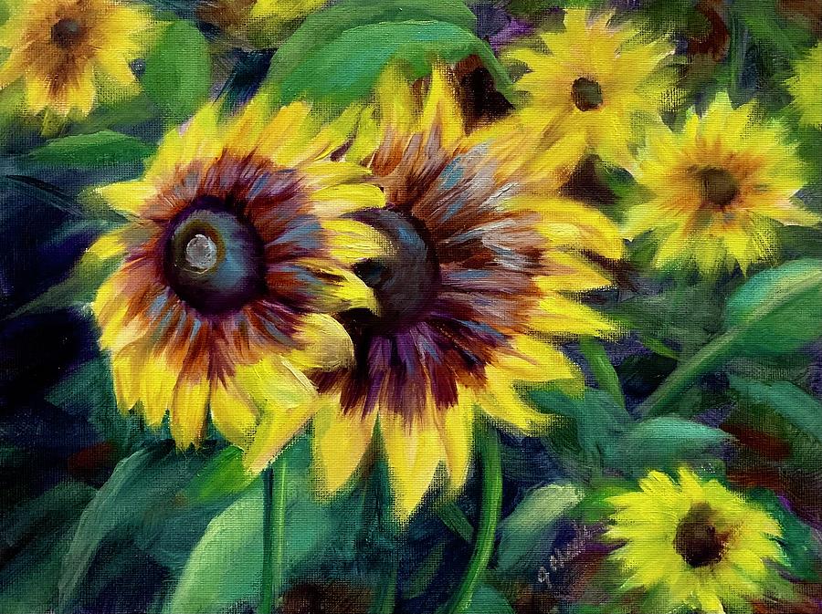Garden Delights Painting by Jan Chesler
