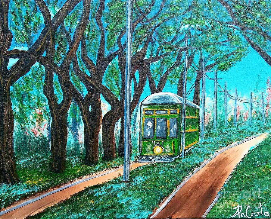 Tree Painting - Garden District by Alonda Da Costa