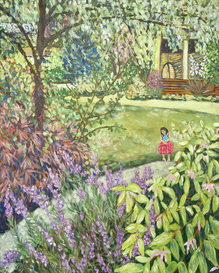 Fairy Painting - Garden Fairy by Deborah Eve ALASTRA