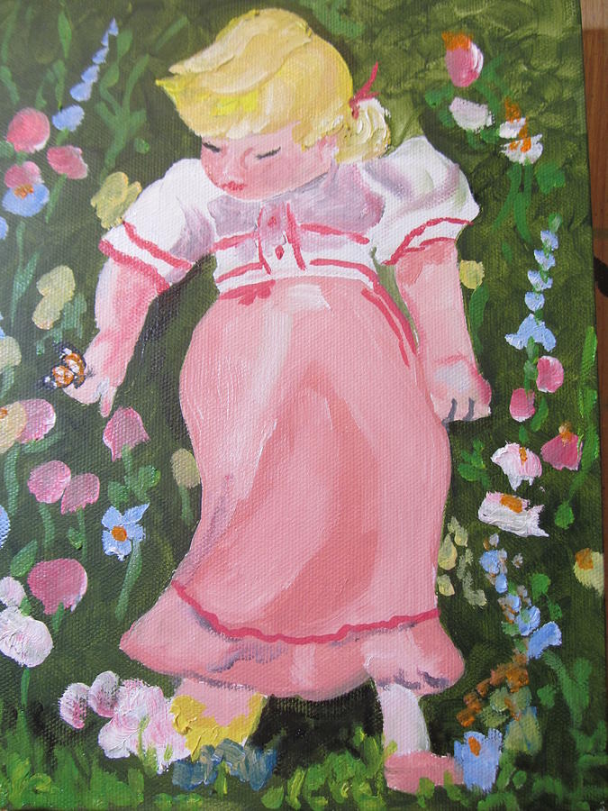 Garden Friend Painting by Dody Rogers