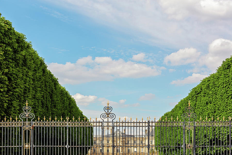 Garden Gate - Paris, France Photograph by Melanie Alexandra Price