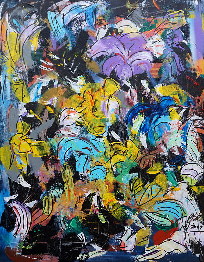 Garden Gone Wild Painting by Brent Knippel